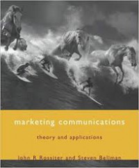 Image of Marketing Communications : Theory and Aplications